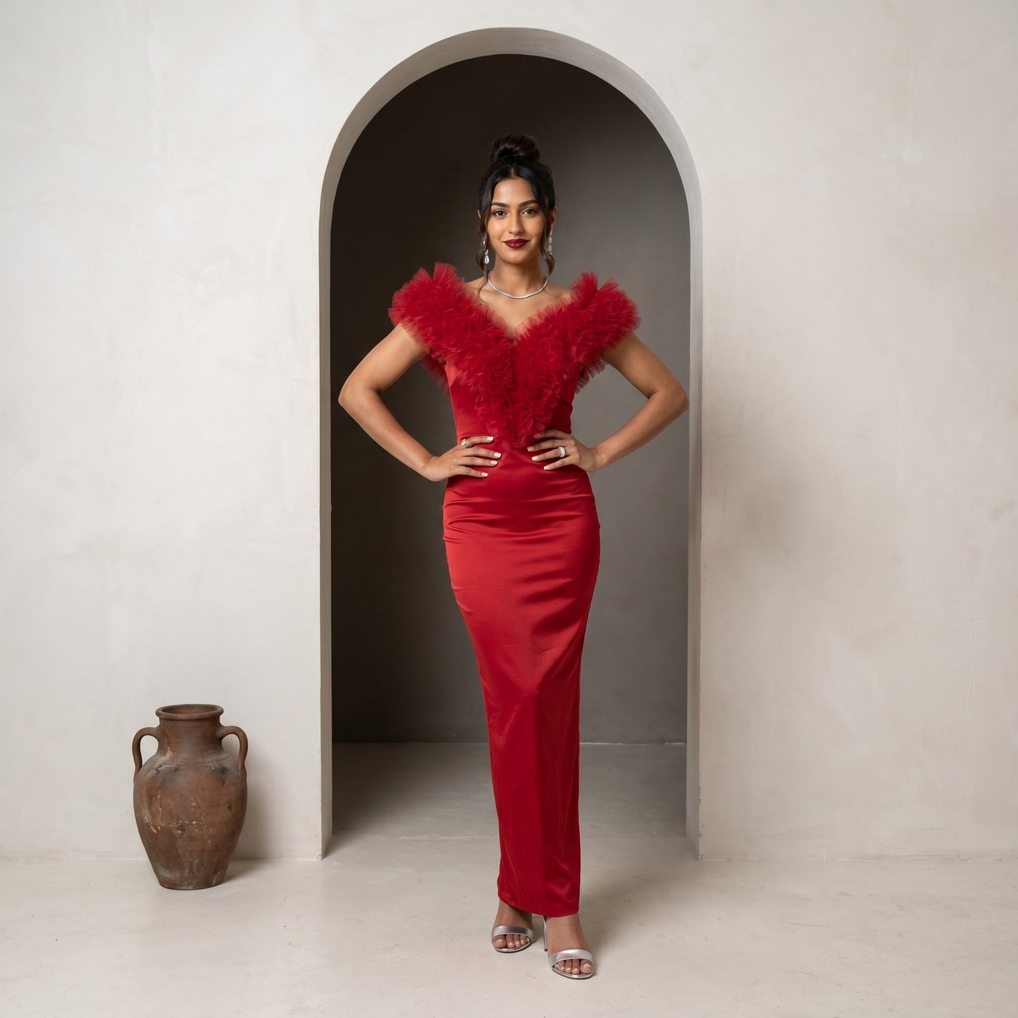 Bodycon Ankle Length Party Dress