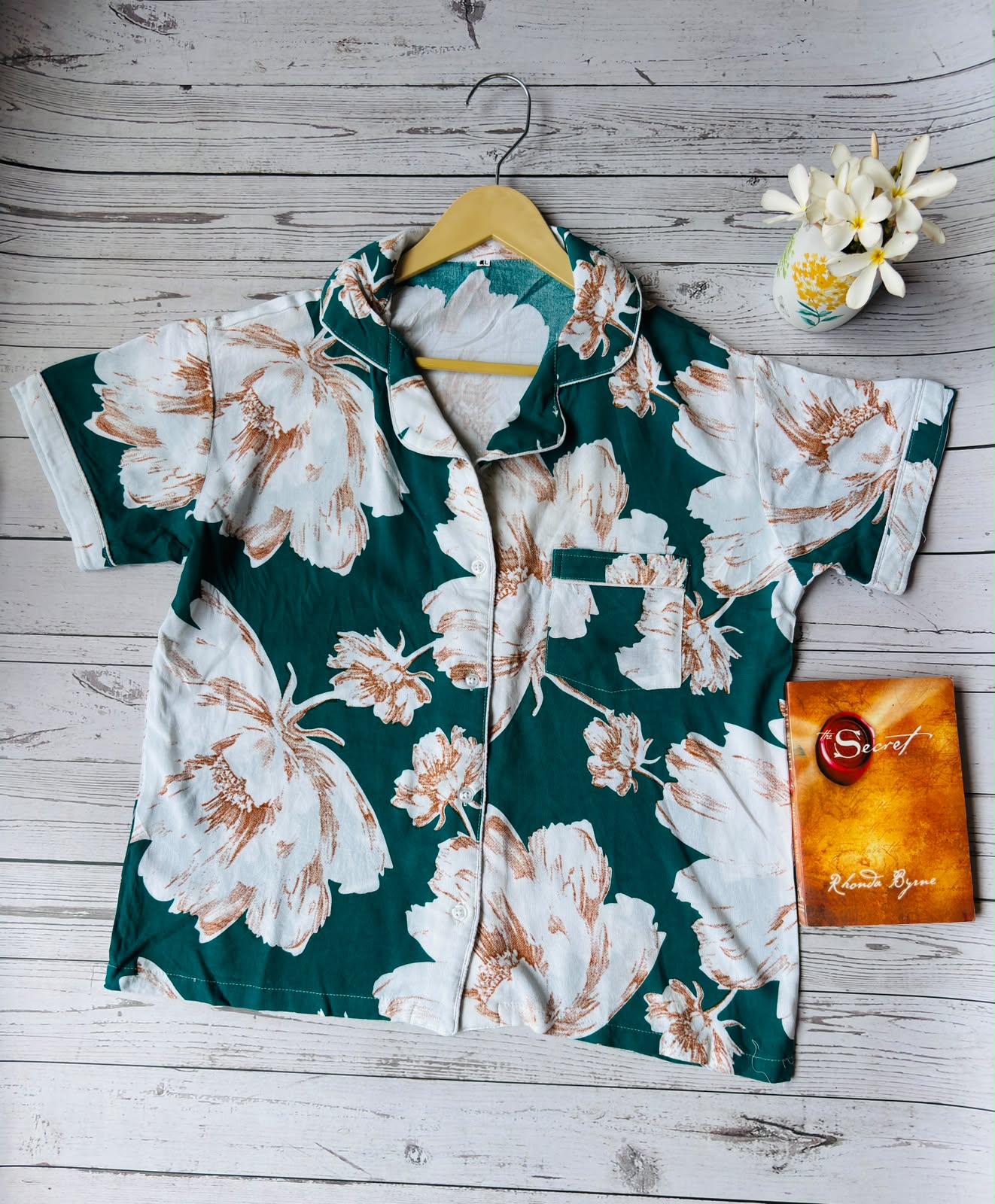 Green Floral PJ set