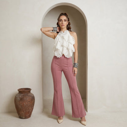 Imported Stretchable Lycra Bell Bottoms