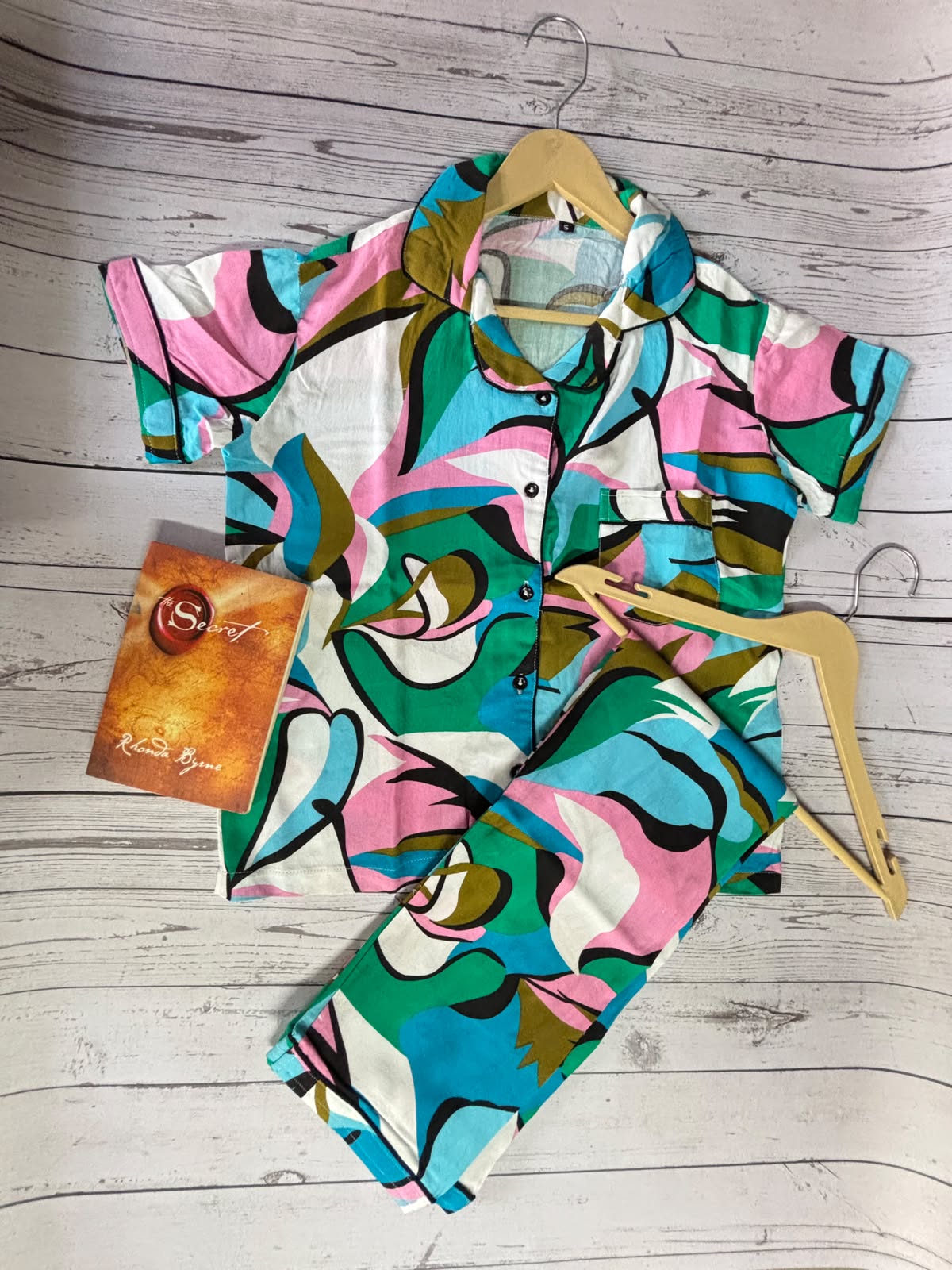 Blue Multicolour PJ Set