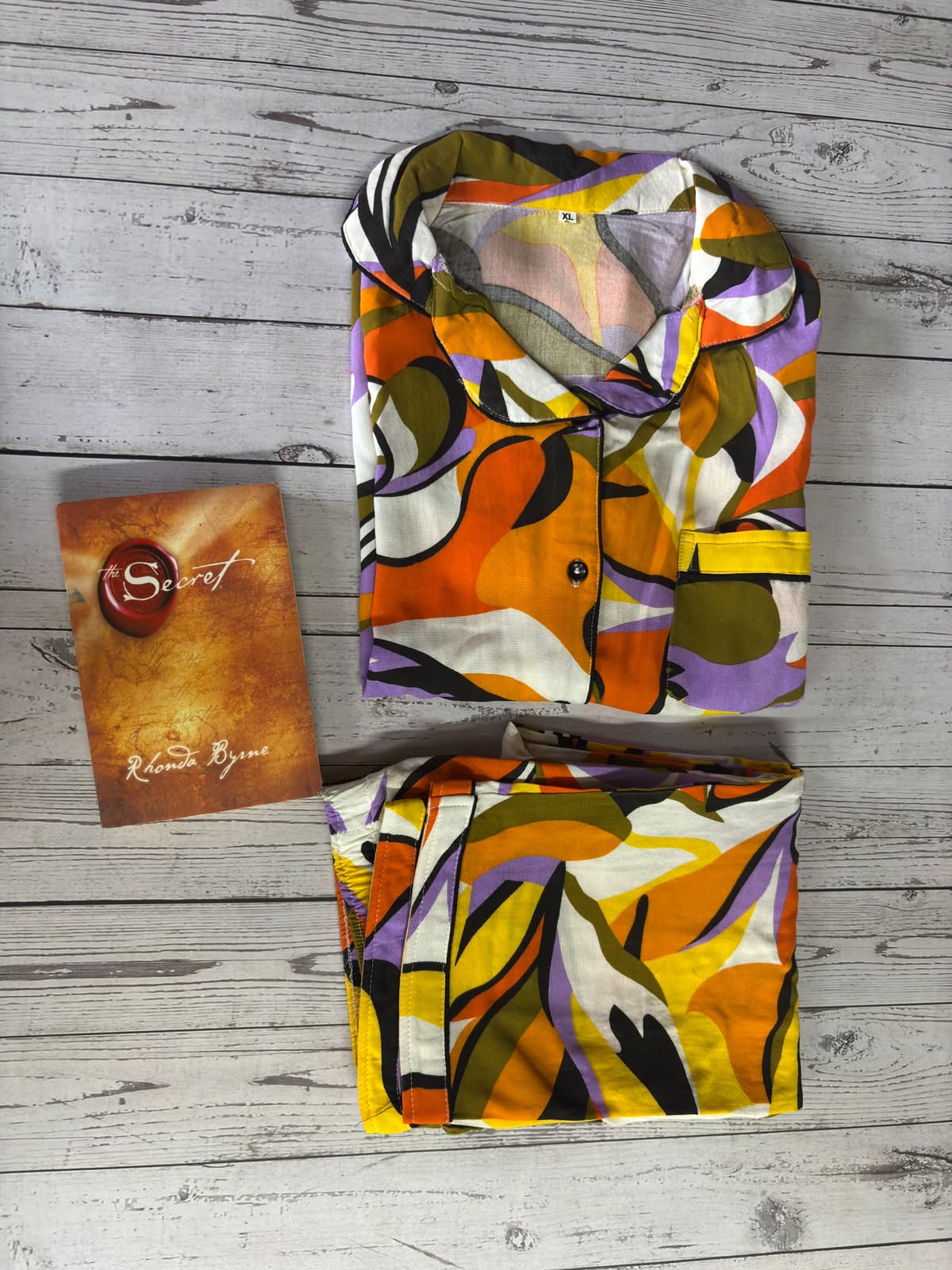Orange Multicolour PJ Set