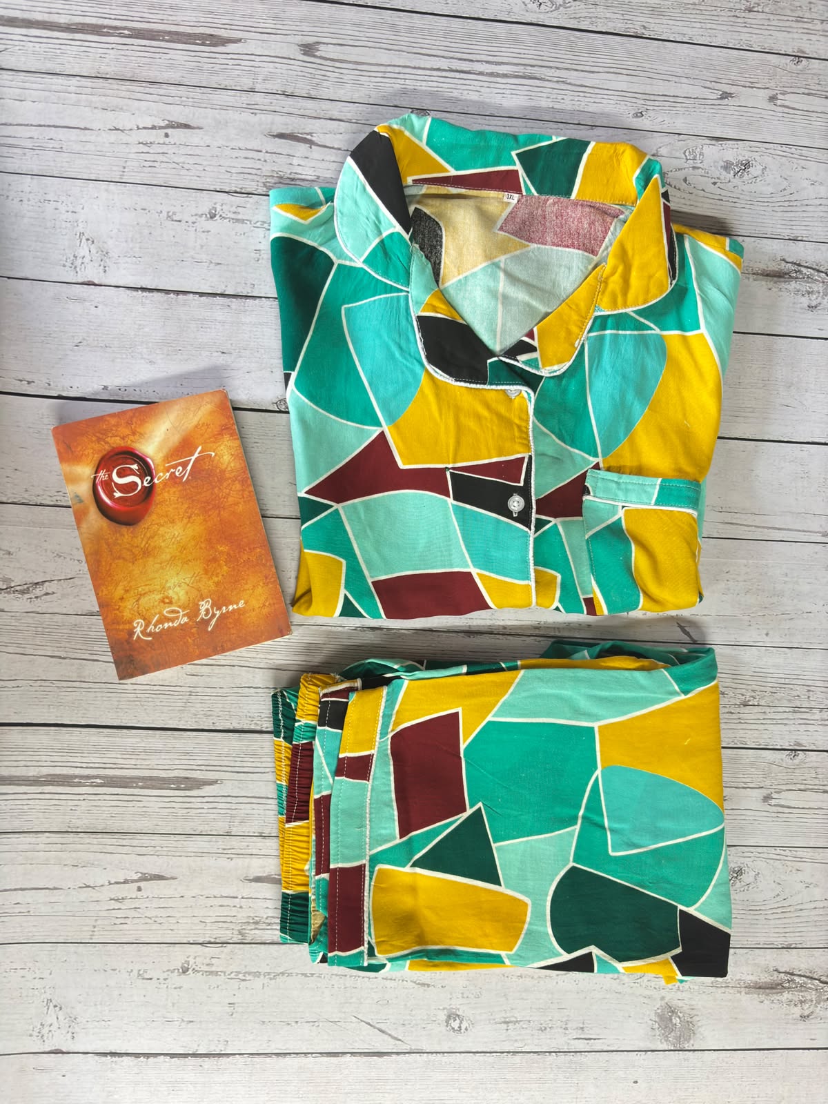 Sea Green Multicolor PJ set
