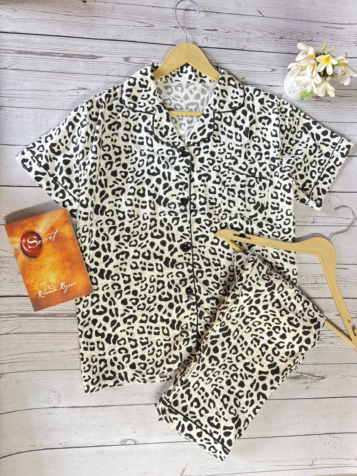 Cream Floral PJ Set