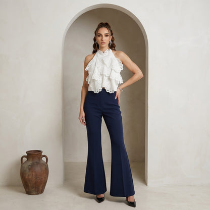 Imported Stretchable Lycra Bell Bottoms
