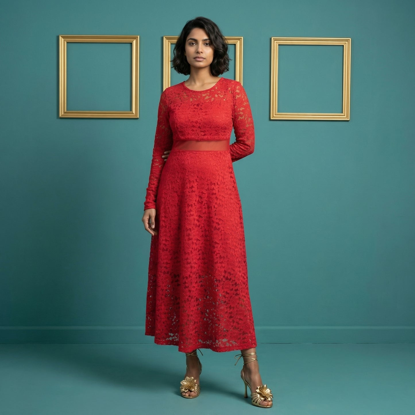 Imported Soft Corchet Dress