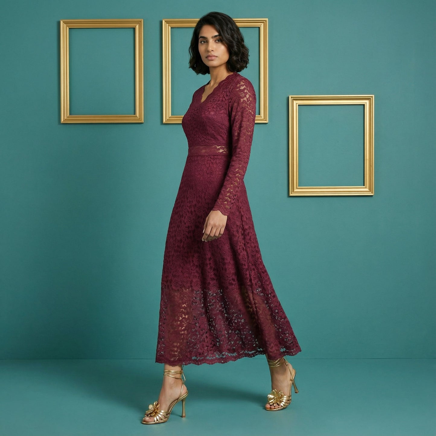 Imported Soft Corchet Dress